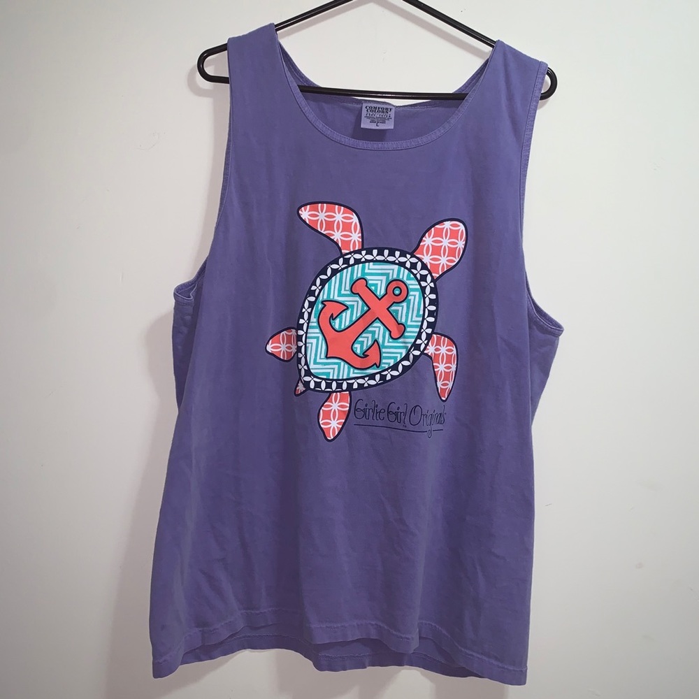 Girlie girl original turtle tank top